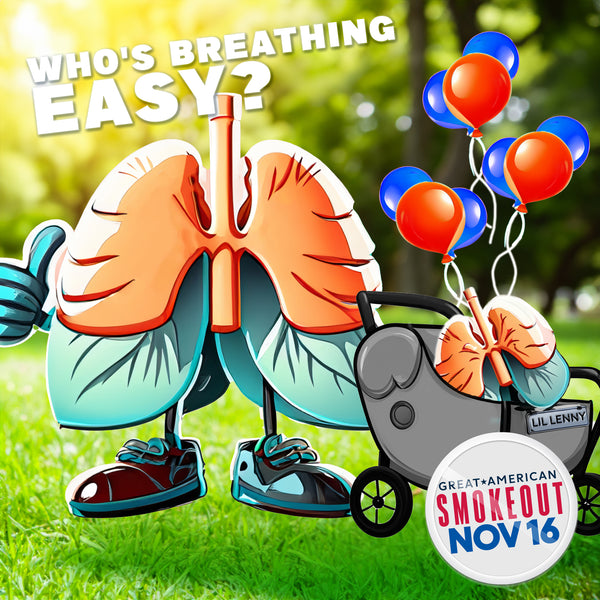211 Social Media Posts | Lenny the Lungs x the Great American Smokeout