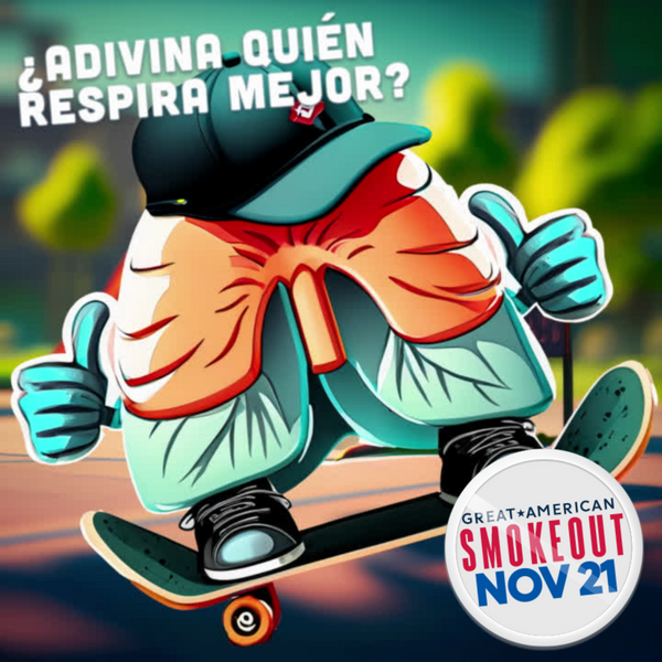 Publicaciones RRSS 211 | Lenny the Lungs para el Great American Smokeout 2024