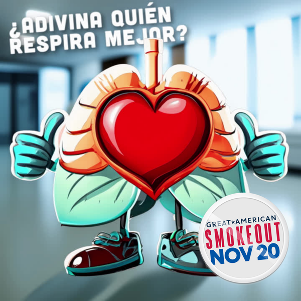 Lenny the Lungs para el Great American Smokeout 2025