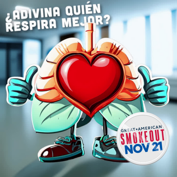 Publicaciones RRSS 211 | Lenny the Lungs para el Great American Smokeout 2024