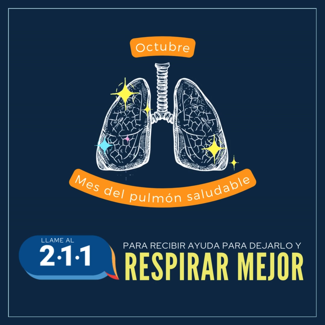 Publicaciones RRSS 211 - Octubre | Mes del pulmón saludable