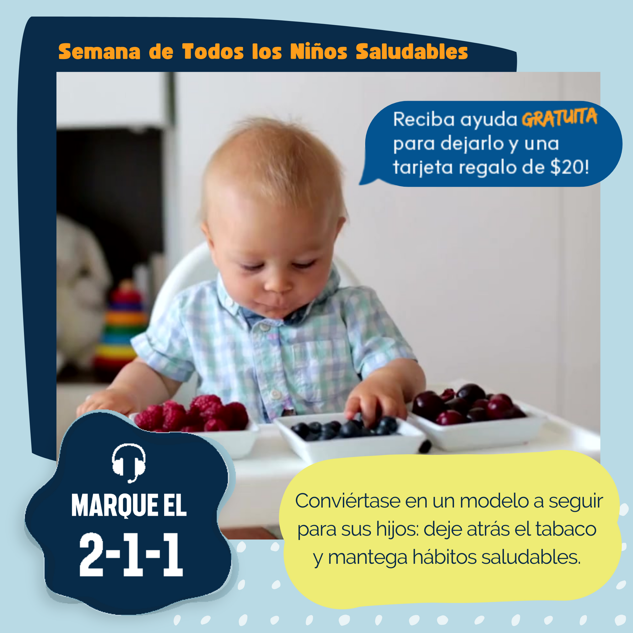 Publicaciones RRSS 211 - Abril | Semana de todos los niños saludables