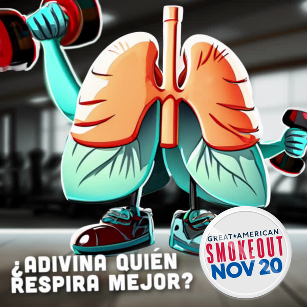 Lenny the Lungs para el Great American Smokeout 2025