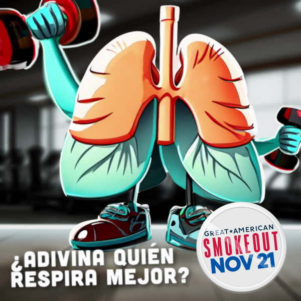 Publicaciones RRSS 211 | Lenny the Lungs para el Great American Smokeout 2024