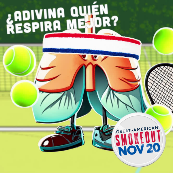 Lenny the Lungs para el Great American Smokeout 2025