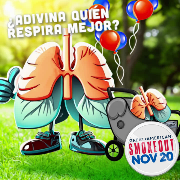 Lenny the Lungs para el Great American Smokeout 2025