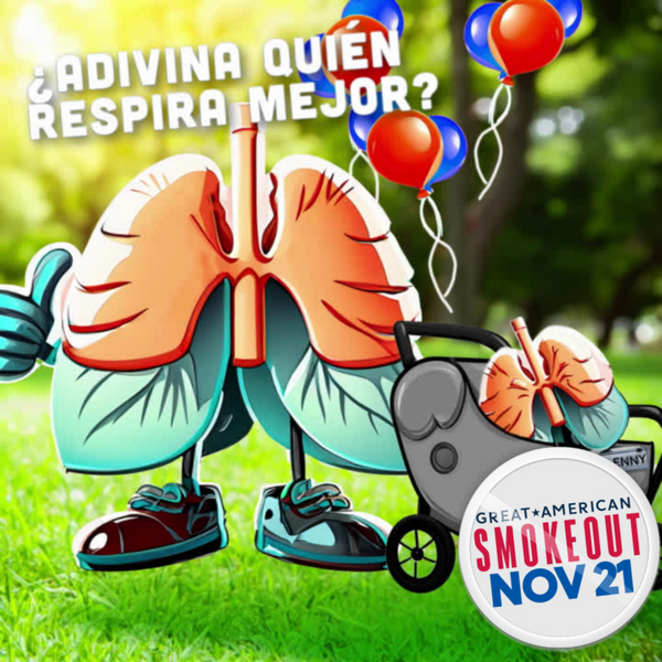 Publicaciones RRSS 211 | Lenny the Lungs para el Great American Smokeout 2024