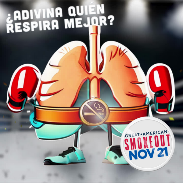 Publicaciones RRSS 211 | Lenny the Lungs para el Great American Smokeout 2024