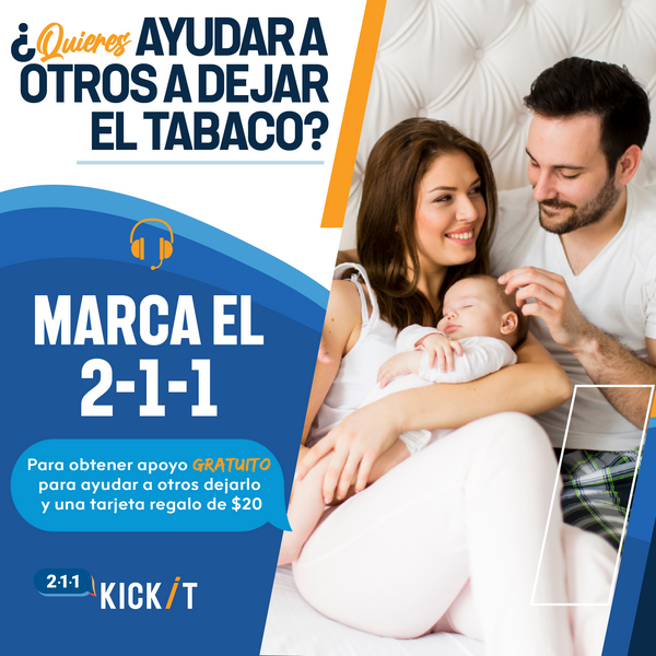 Publicaciones RRSS 211 | Ayuda gratuita para dejar el tabaco para embarazadas, padres y cuidadores