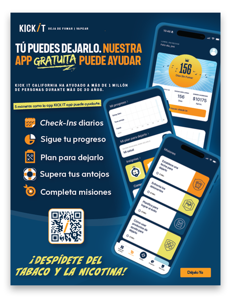 Kick It: Quit Smoking | Vaping App Flyer
