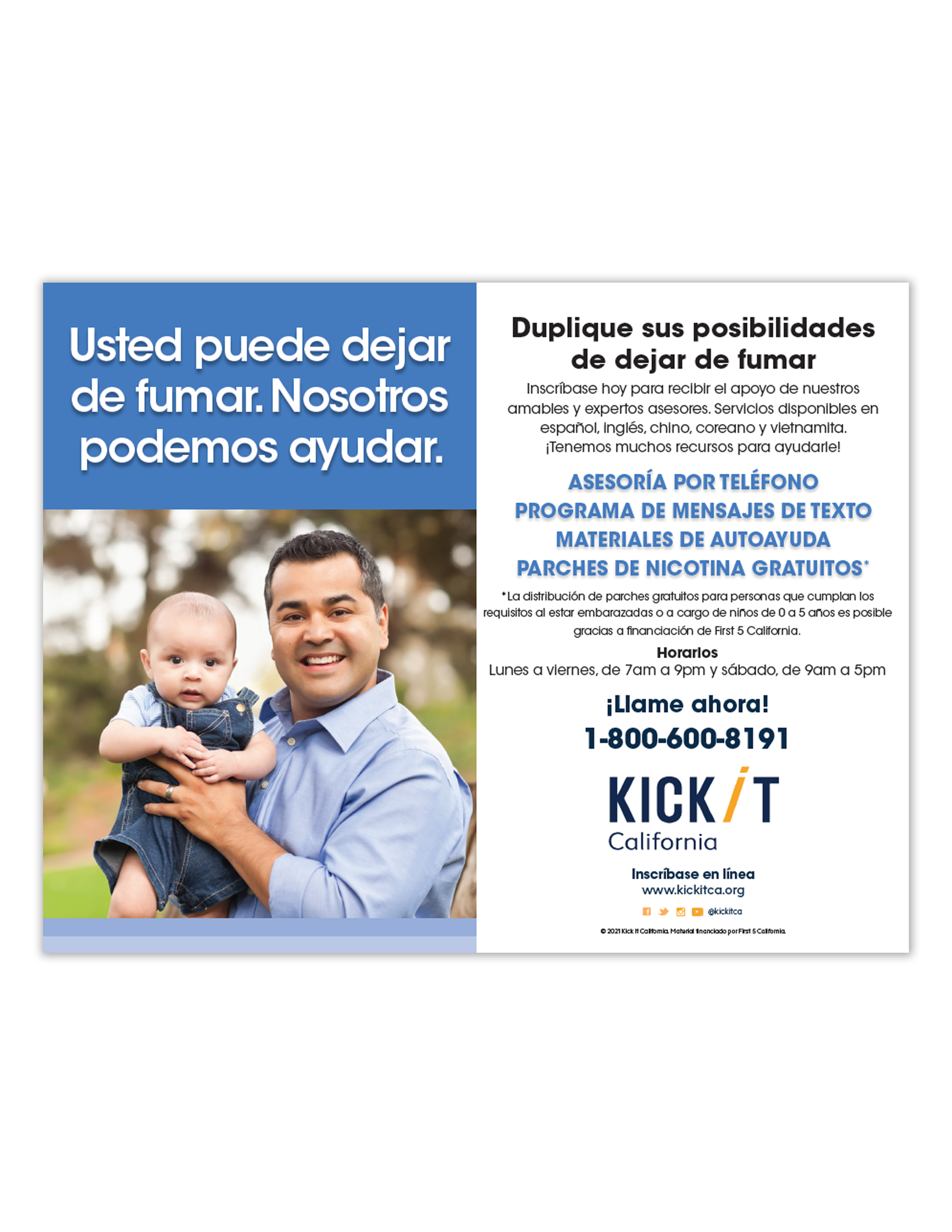 Padres y madres de niños de 0 a 5 años