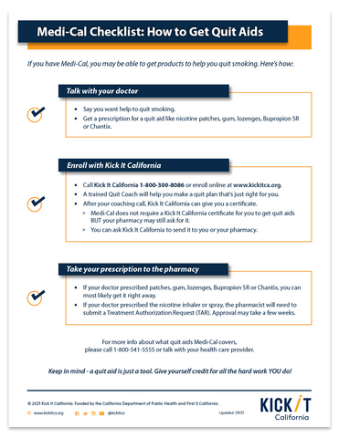Medi-Cal Checklist