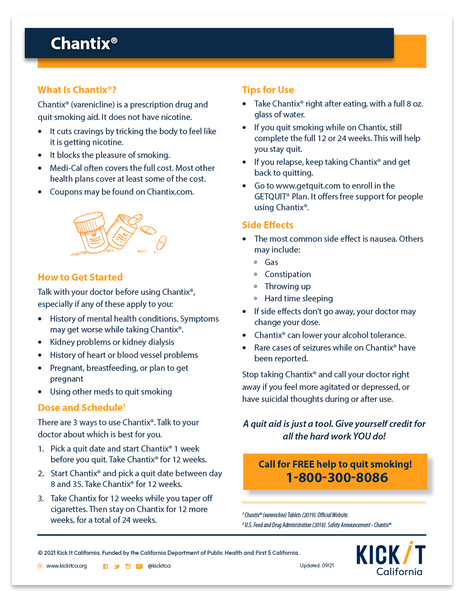 can chantix help you quit chewing tobacco Chantix® – Kick It California can chantix help you quit chewing tobacco Chantix® – Kick It California